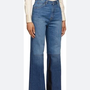 VICTORIA BECKHAM Mid-Rise Straight Leg Jeans